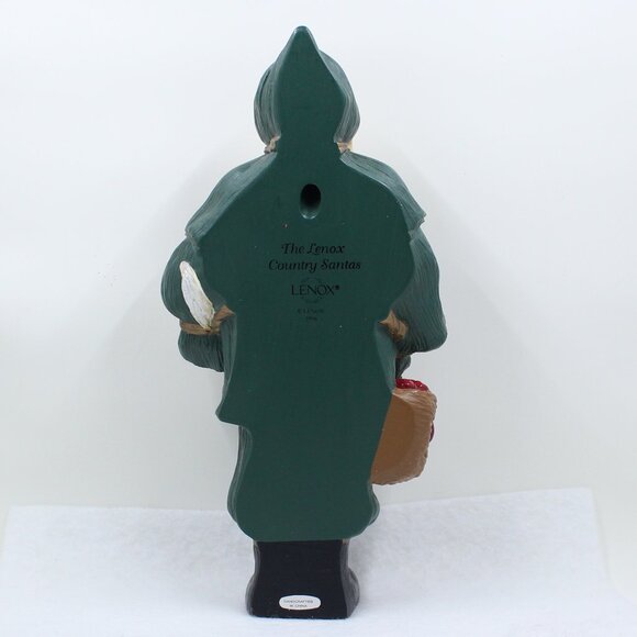 1996 The Lenox Country Santas Signed Linda M Horn Figure - Picture 3 of 12
